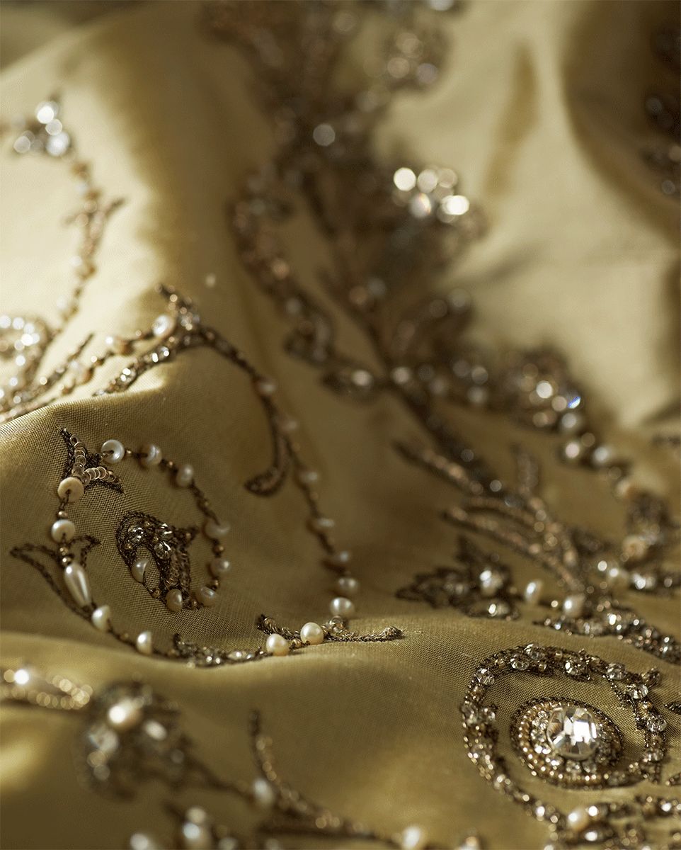 Aari Work hand embroidery service India - custom bridal and designer work by KarigariHub artisan