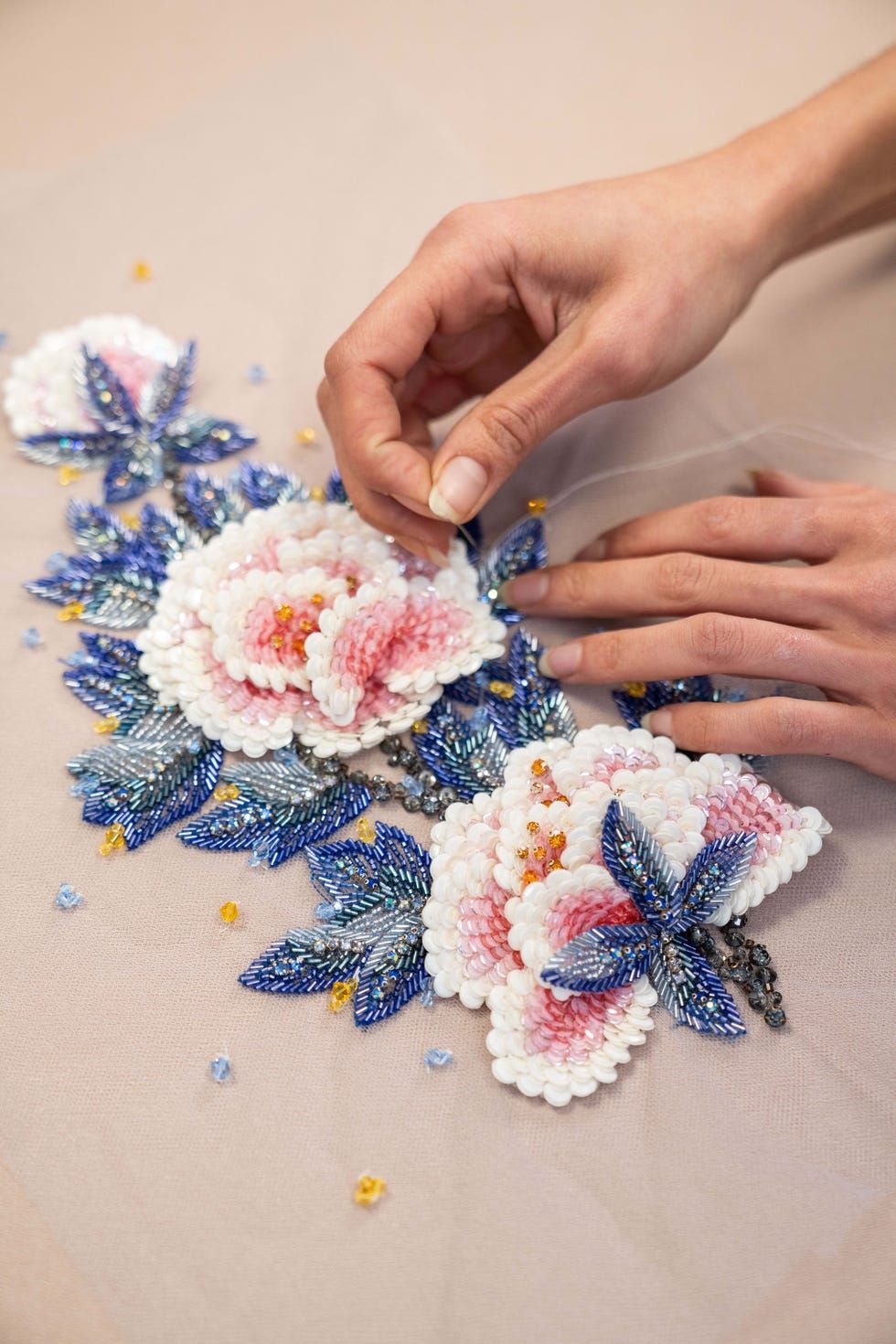 Appliqué Work embroidery sample 4 - handcrafted Indian artisan work