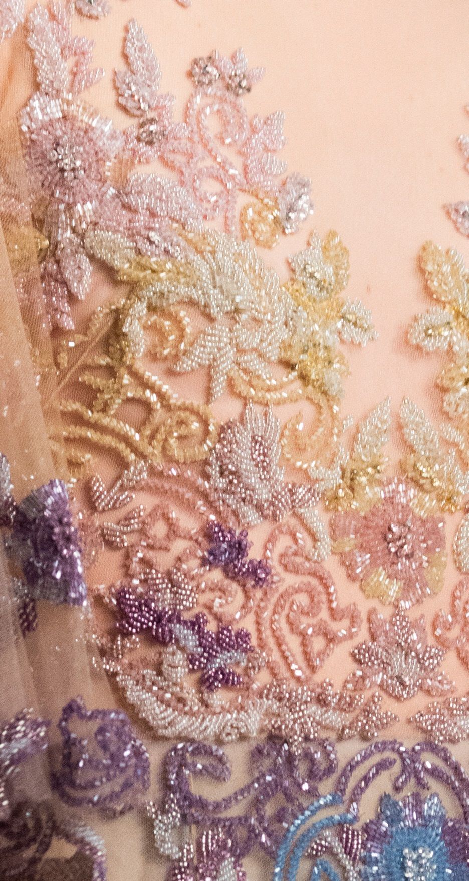 Cutdana Work embroidery sample 4 - handcrafted Indian artisan work